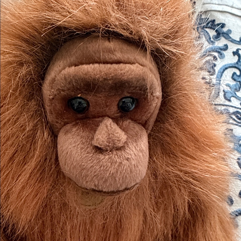 Plush Orangutan Stuffed Animal Toy - Brown - Picture 9 of 9